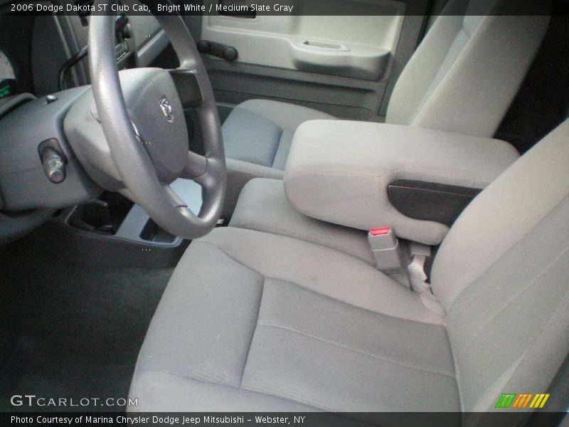 Bright White / Medium Slate Gray 2006 Dodge Dakota ST Club Cab