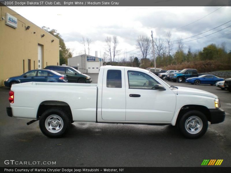 Bright White / Medium Slate Gray 2006 Dodge Dakota ST Club Cab