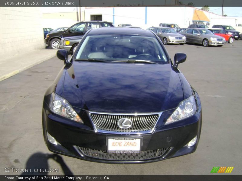 Black Onyx / Black 2006 Lexus IS 350