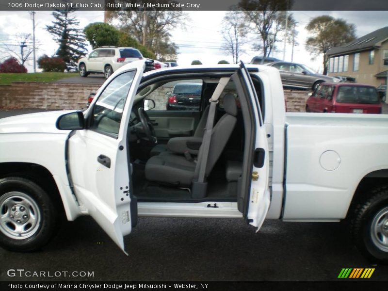 Bright White / Medium Slate Gray 2006 Dodge Dakota ST Club Cab