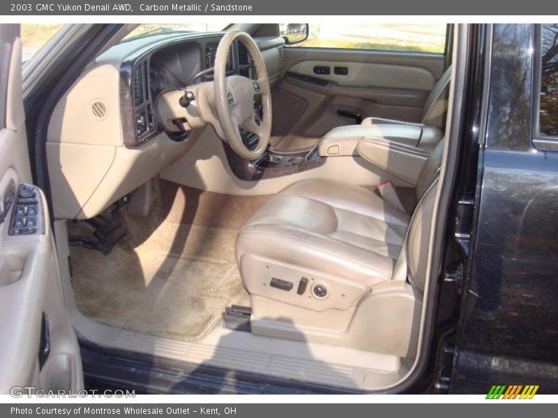 Carbon Metallic / Sandstone 2003 GMC Yukon Denali AWD