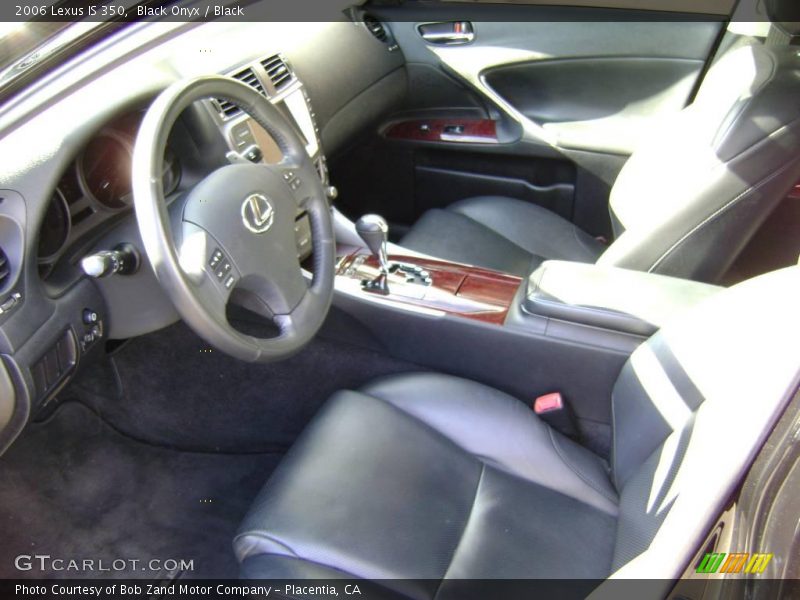 Black Onyx / Black 2006 Lexus IS 350
