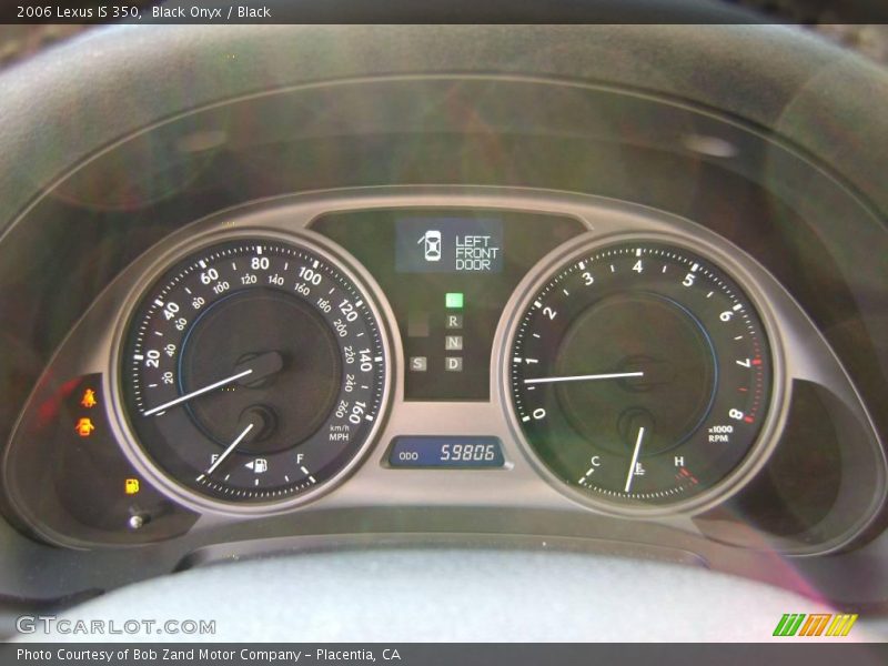 Black Onyx / Black 2006 Lexus IS 350