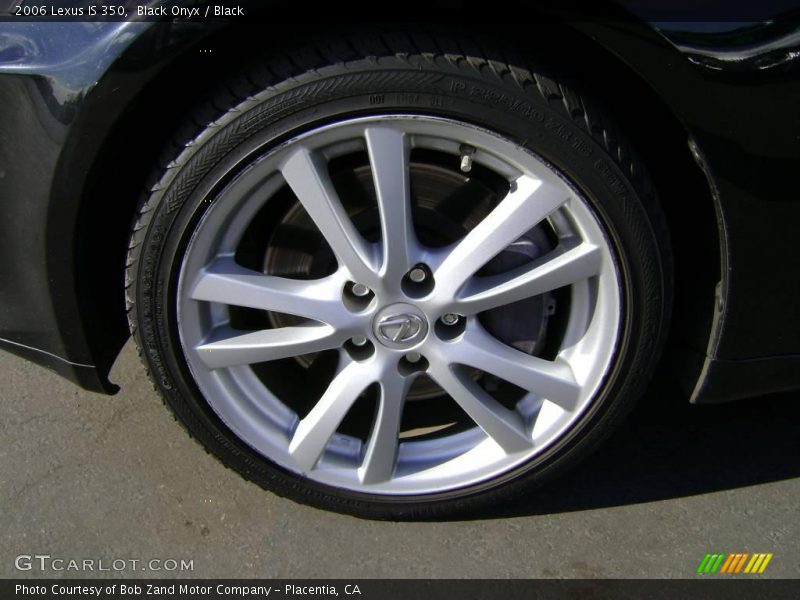 Black Onyx / Black 2006 Lexus IS 350