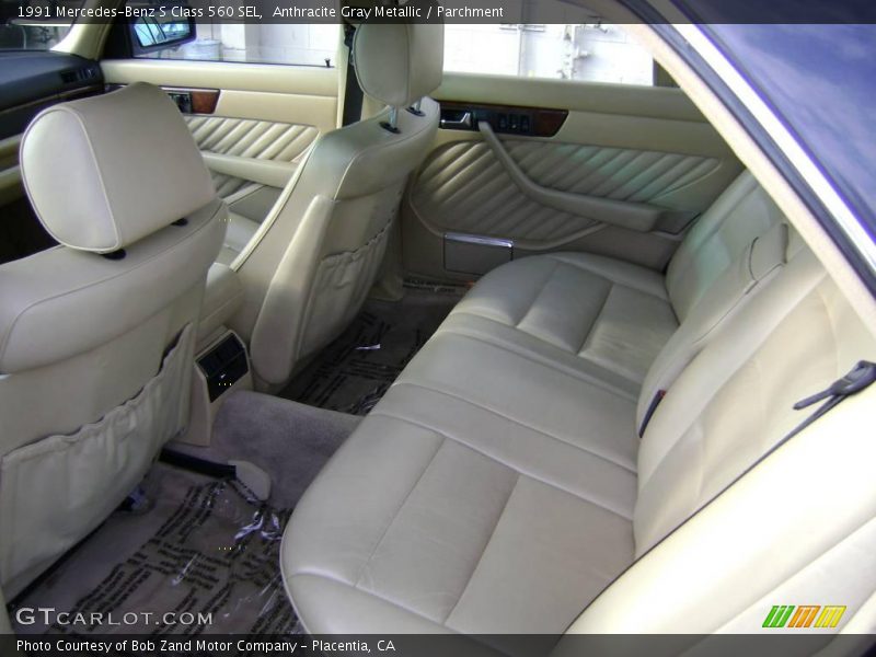 Anthracite Gray Metallic / Parchment 1991 Mercedes-Benz S Class 560 SEL