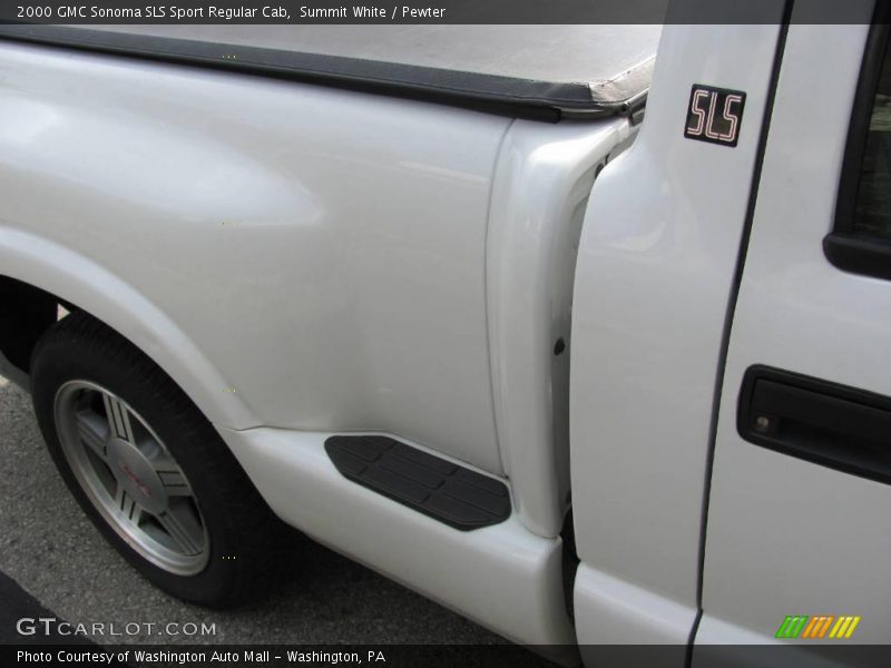 Summit White / Pewter 2000 GMC Sonoma SLS Sport Regular Cab