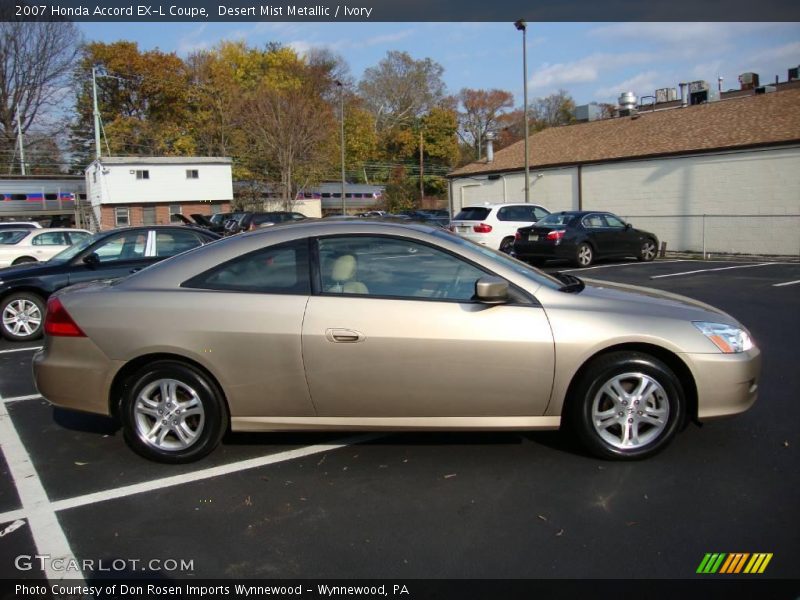 Desert Mist Metallic / Ivory 2007 Honda Accord EX-L Coupe