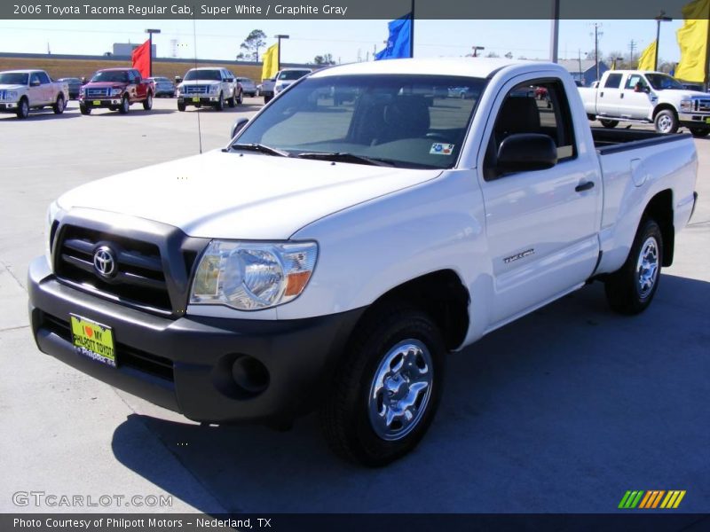 Super White / Graphite Gray 2006 Toyota Tacoma Regular Cab