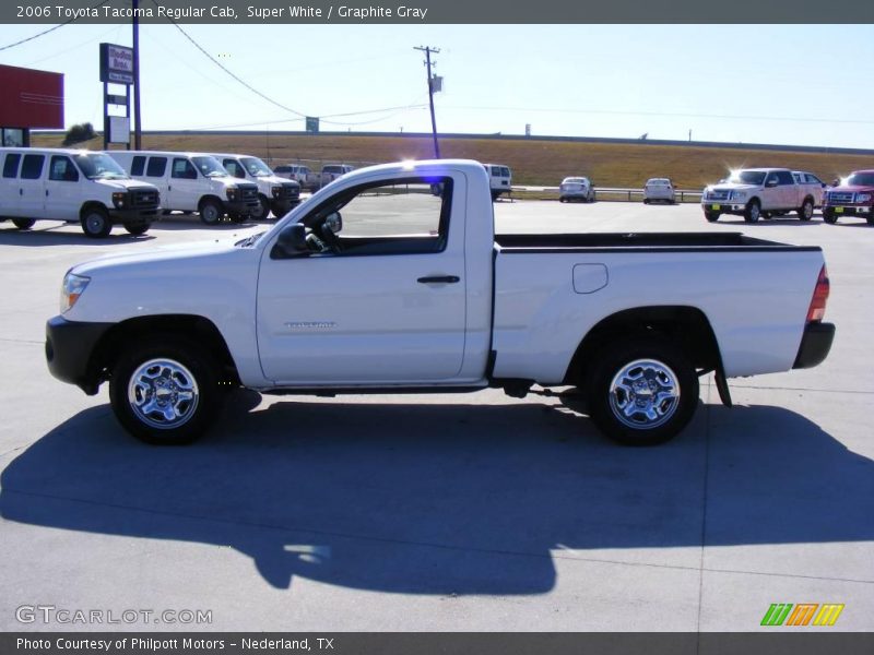 Super White / Graphite Gray 2006 Toyota Tacoma Regular Cab