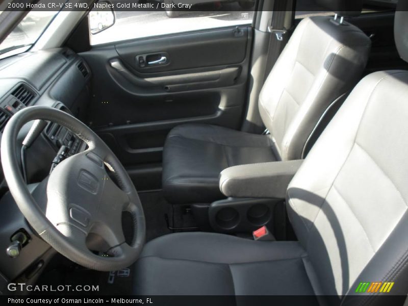 Naples Gold Metallic / Dark Gray 2000 Honda CR-V SE 4WD