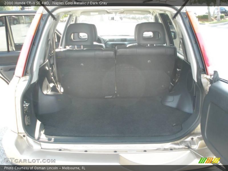 Naples Gold Metallic / Dark Gray 2000 Honda CR-V SE 4WD