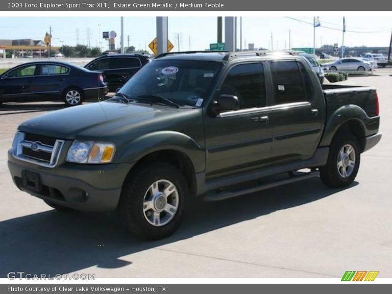 Estate Green Metallic / Medium Pebble 2003 Ford Explorer Sport Trac XLT