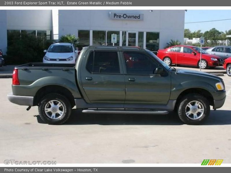Estate Green Metallic / Medium Pebble 2003 Ford Explorer Sport Trac XLT