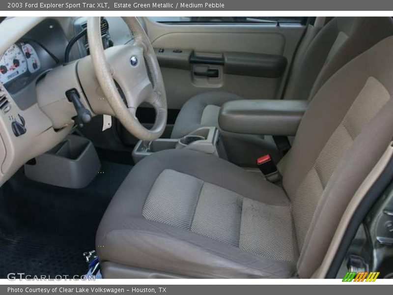 Estate Green Metallic / Medium Pebble 2003 Ford Explorer Sport Trac XLT
