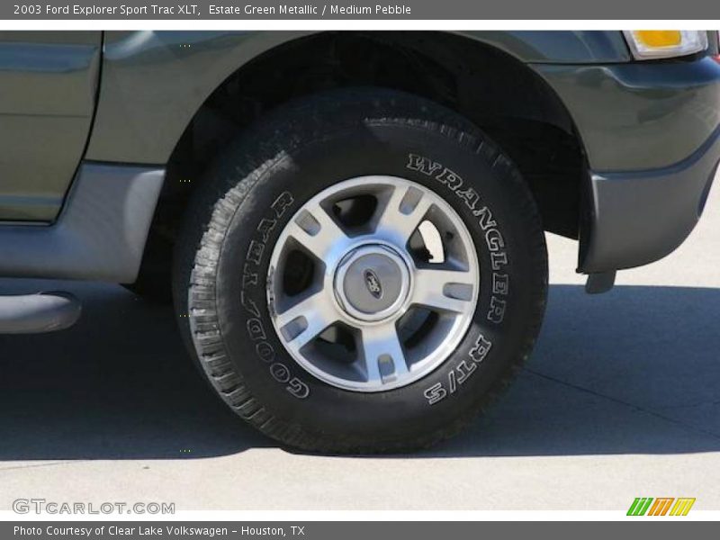 Estate Green Metallic / Medium Pebble 2003 Ford Explorer Sport Trac XLT