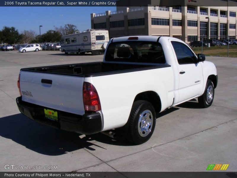 Super White / Graphite Gray 2006 Toyota Tacoma Regular Cab