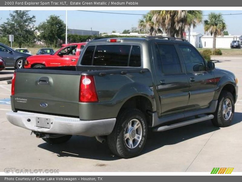 Estate Green Metallic / Medium Pebble 2003 Ford Explorer Sport Trac XLT