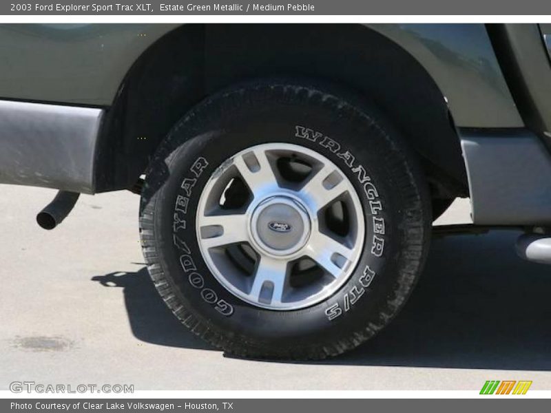 Estate Green Metallic / Medium Pebble 2003 Ford Explorer Sport Trac XLT
