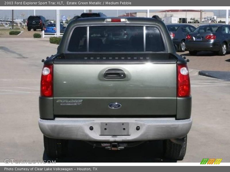 Estate Green Metallic / Medium Pebble 2003 Ford Explorer Sport Trac XLT