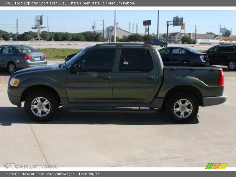 Estate Green Metallic / Medium Pebble 2003 Ford Explorer Sport Trac XLT