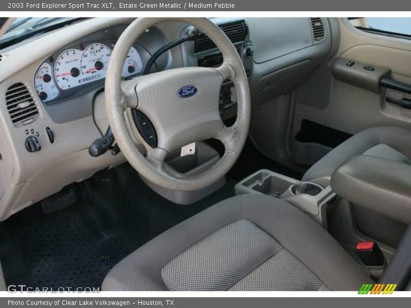 Estate Green Metallic / Medium Pebble 2003 Ford Explorer Sport Trac XLT