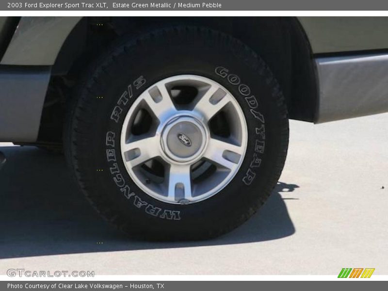 Estate Green Metallic / Medium Pebble 2003 Ford Explorer Sport Trac XLT