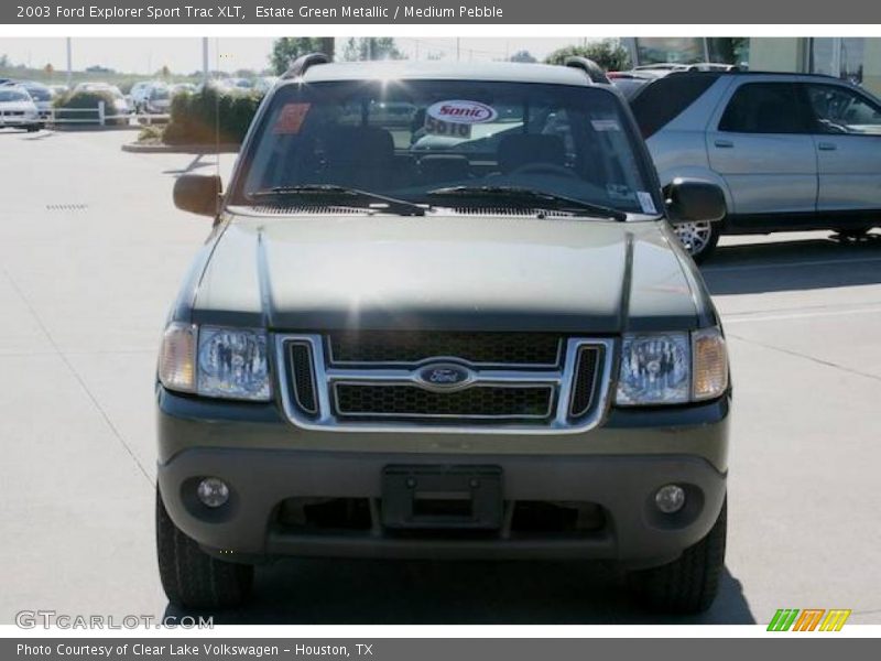 Estate Green Metallic / Medium Pebble 2003 Ford Explorer Sport Trac XLT