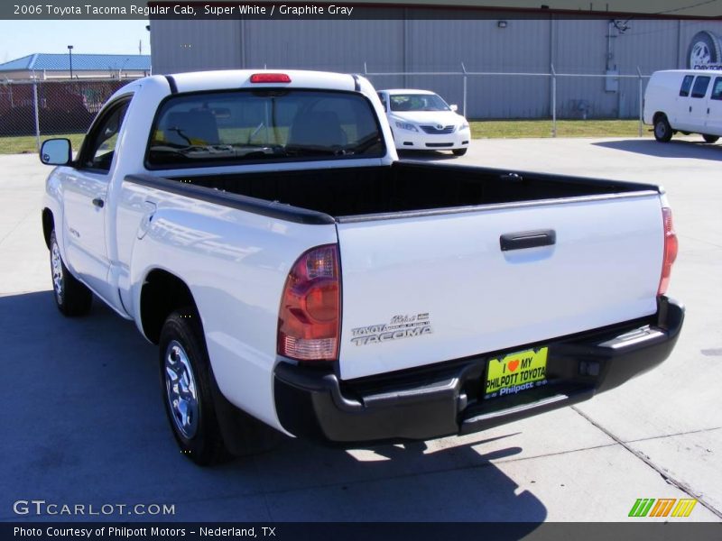 Super White / Graphite Gray 2006 Toyota Tacoma Regular Cab