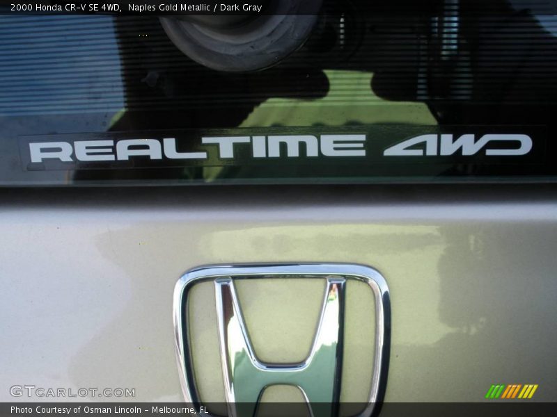 Naples Gold Metallic / Dark Gray 2000 Honda CR-V SE 4WD