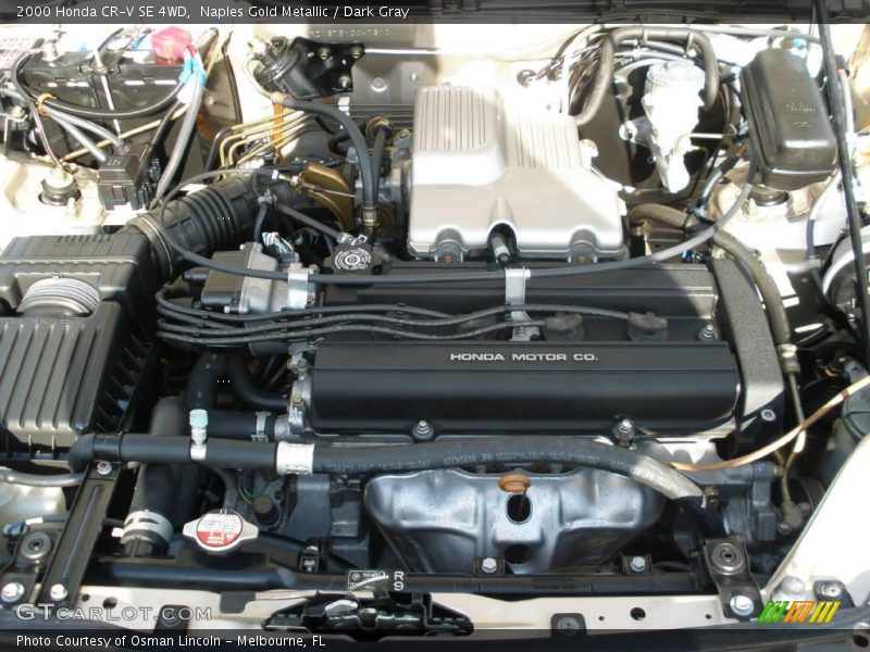 Naples Gold Metallic / Dark Gray 2000 Honda CR-V SE 4WD