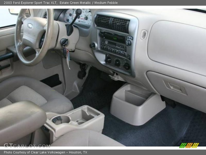 Estate Green Metallic / Medium Pebble 2003 Ford Explorer Sport Trac XLT