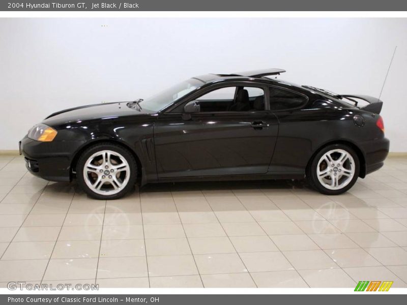 Jet Black / Black 2004 Hyundai Tiburon GT