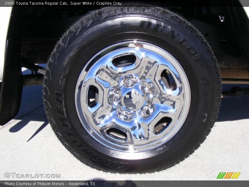 Super White / Graphite Gray 2006 Toyota Tacoma Regular Cab