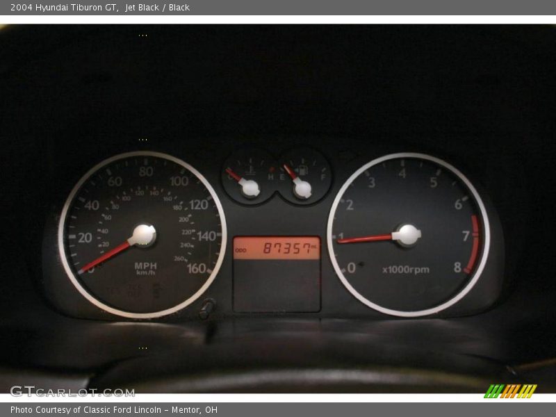 Jet Black / Black 2004 Hyundai Tiburon GT