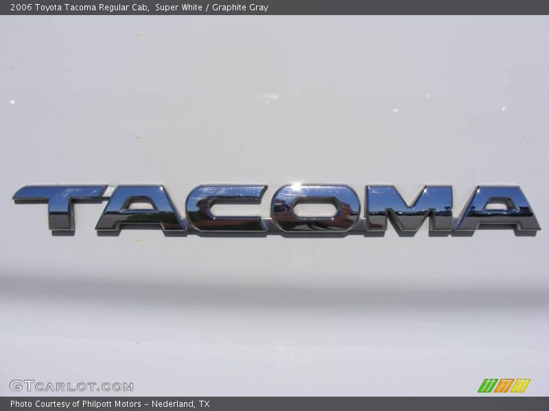 Super White / Graphite Gray 2006 Toyota Tacoma Regular Cab