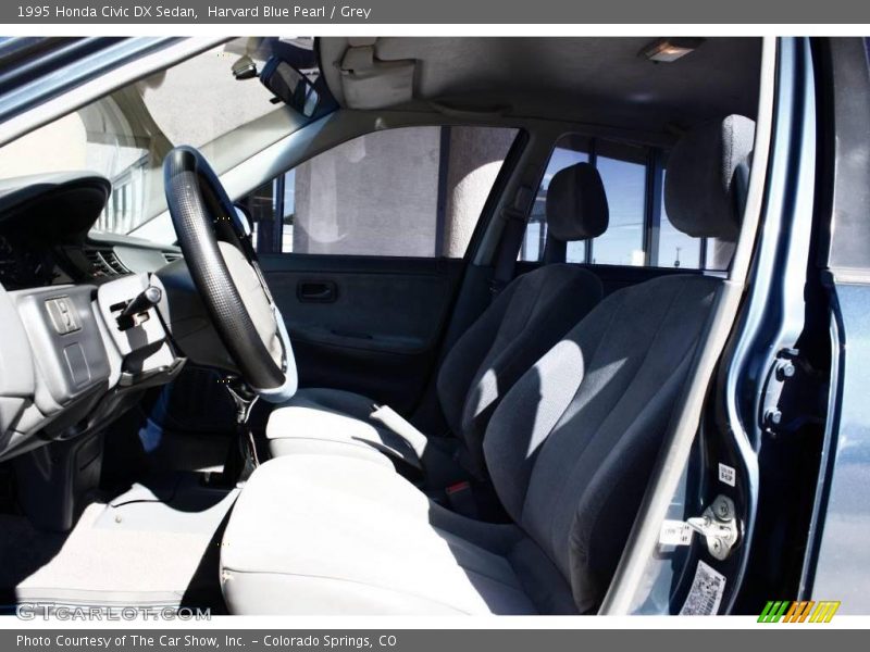 Harvard Blue Pearl / Grey 1995 Honda Civic DX Sedan