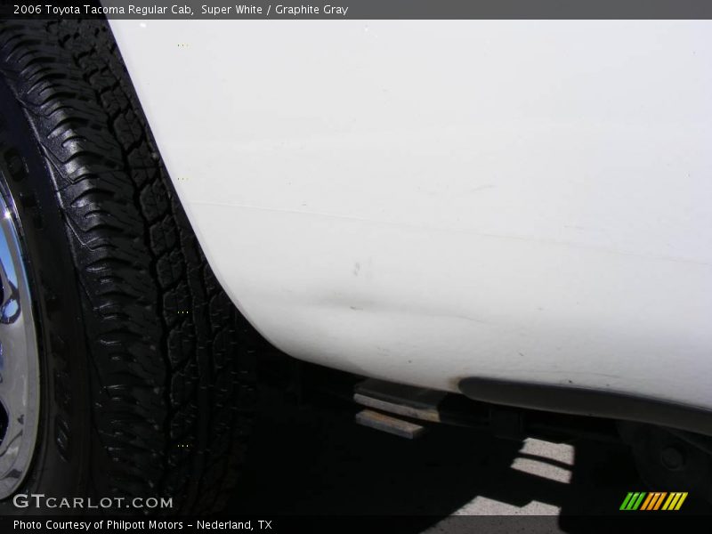 Super White / Graphite Gray 2006 Toyota Tacoma Regular Cab
