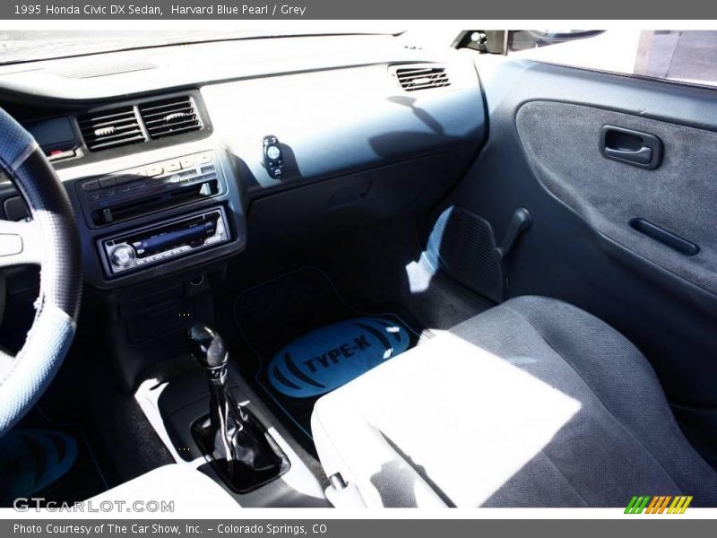 Harvard Blue Pearl / Grey 1995 Honda Civic DX Sedan