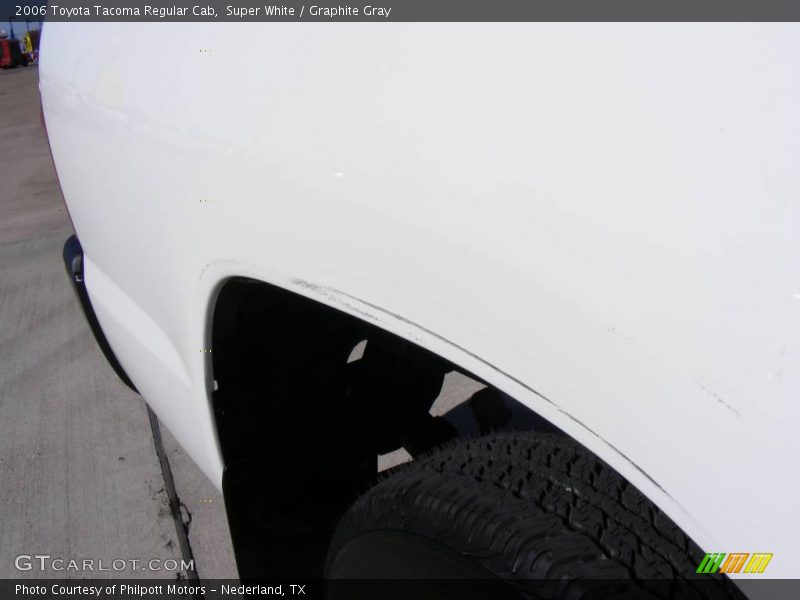 Super White / Graphite Gray 2006 Toyota Tacoma Regular Cab