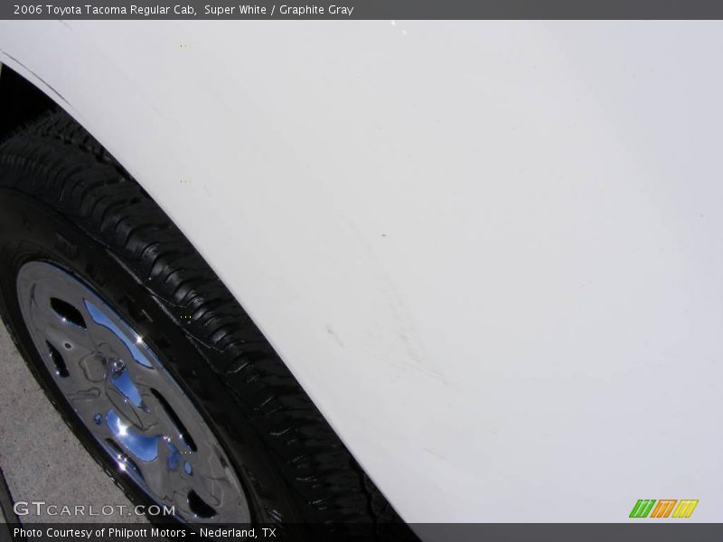 Super White / Graphite Gray 2006 Toyota Tacoma Regular Cab