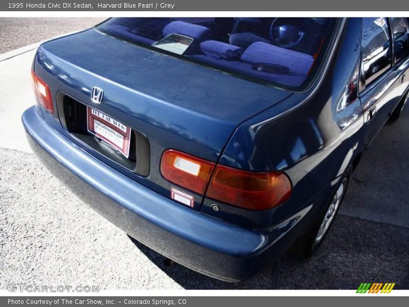 Harvard Blue Pearl / Grey 1995 Honda Civic DX Sedan