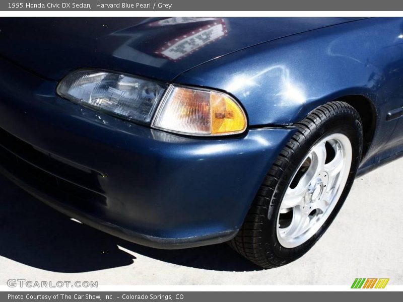 Harvard Blue Pearl / Grey 1995 Honda Civic DX Sedan