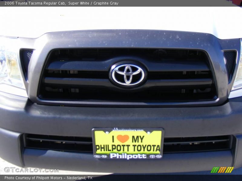Super White / Graphite Gray 2006 Toyota Tacoma Regular Cab