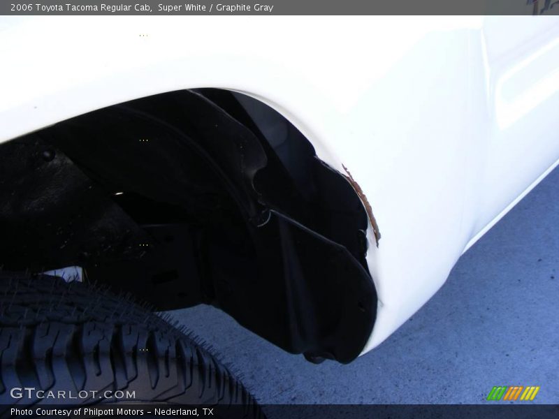 Super White / Graphite Gray 2006 Toyota Tacoma Regular Cab