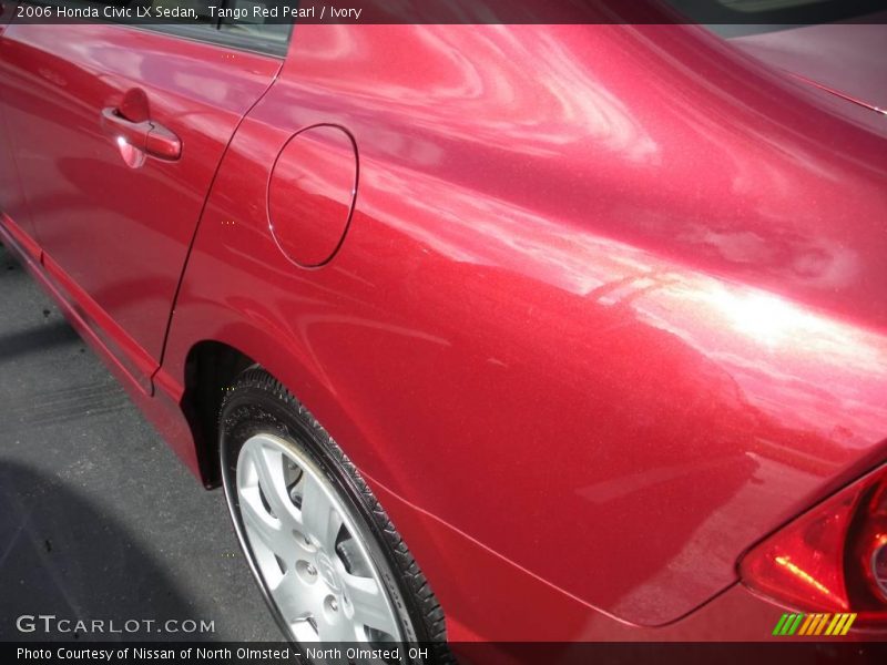 Tango Red Pearl / Ivory 2006 Honda Civic LX Sedan