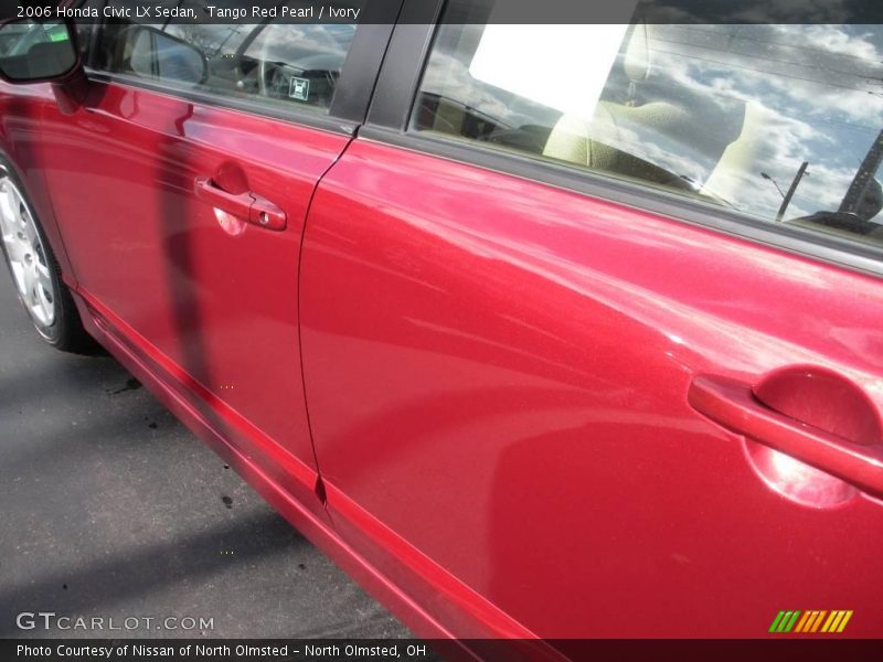 Tango Red Pearl / Ivory 2006 Honda Civic LX Sedan