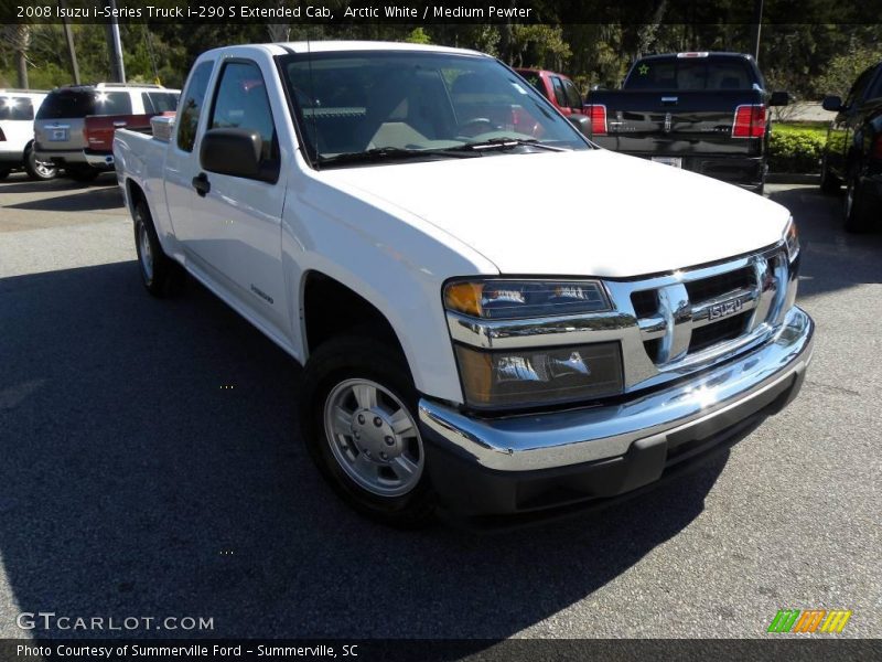 Arctic White / Medium Pewter 2008 Isuzu i-Series Truck i-290 S Extended Cab