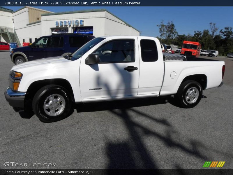 Arctic White / Medium Pewter 2008 Isuzu i-Series Truck i-290 S Extended Cab