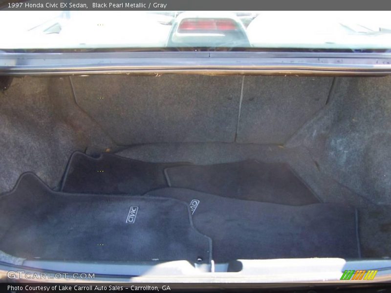 Black Pearl Metallic / Gray 1997 Honda Civic EX Sedan