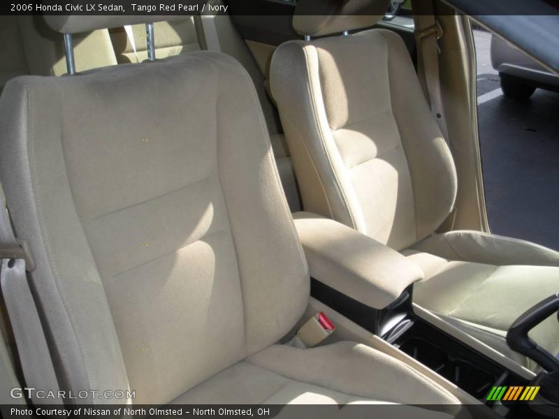 Tango Red Pearl / Ivory 2006 Honda Civic LX Sedan